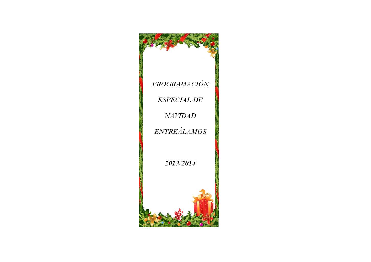 portada programa navidad 2013