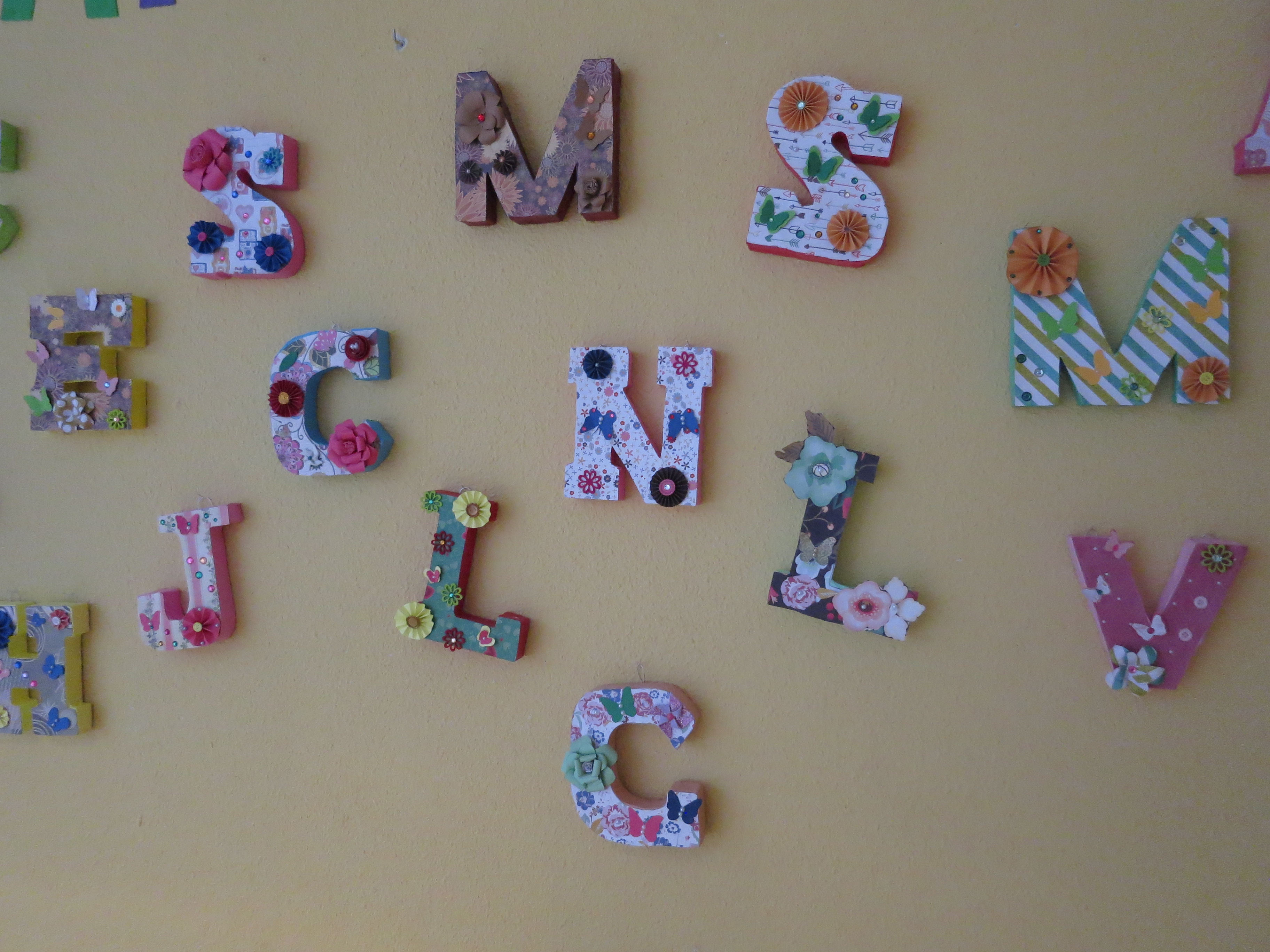 letras manualidades - letras originales para word
