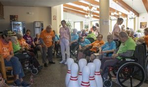 Lanzamiento de bolos